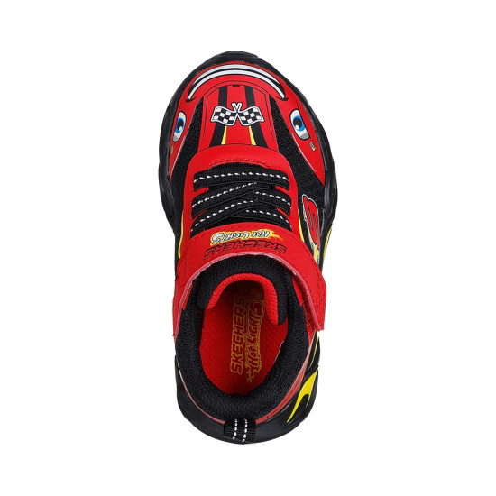 Skechers Hot Lights Thematic Gore & Strap Sneaker Vehicle Details